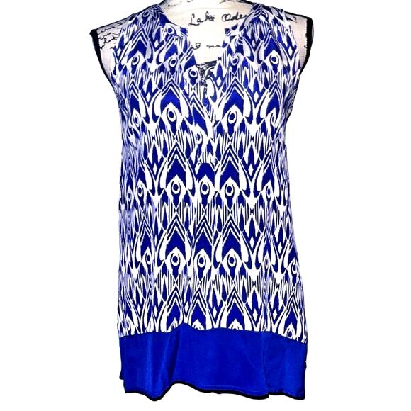 Harley Sapphire Silk Tank small - Picture 2 of 7